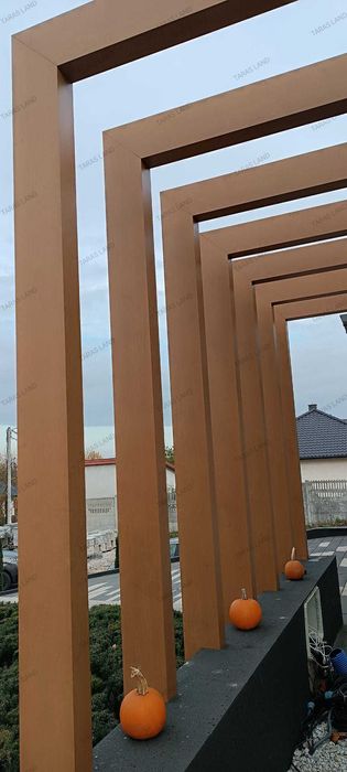 Belka elewacyjna, belka dekoracyjna, pergola, Taras Land