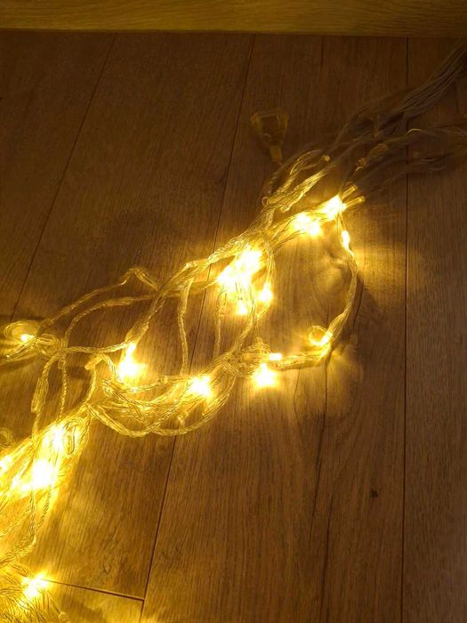 Водоспад 3 на 2,5 метри світлодіодна новорічна гірлянда штора на вікно