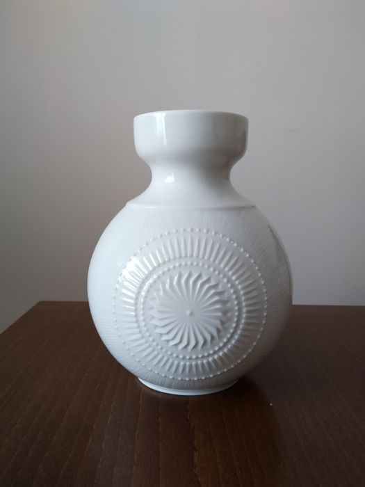 Kaiser Bavaria wazon porcelanowy Op-art