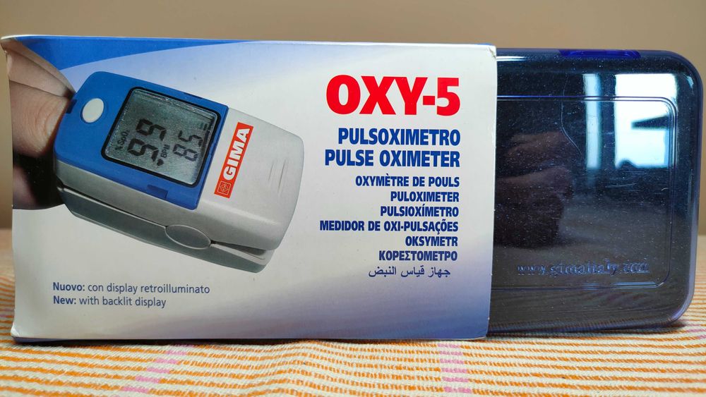 Pulsoksymetr napalcowy medyczny GIMA oxy-5