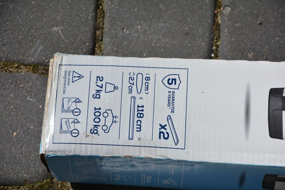 Belki do bagażnik dachowego Thule/ Norauto 118 cm alu