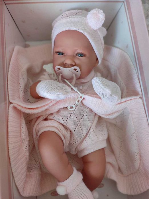 Пупс реборн вініловий дівчинка Ніна Антоніо Хуан 42 см