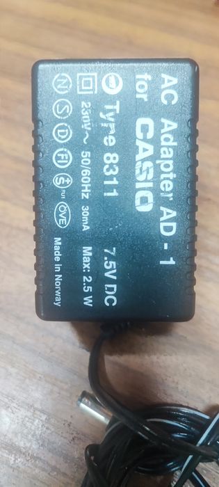 Transformador carregador 7,5V