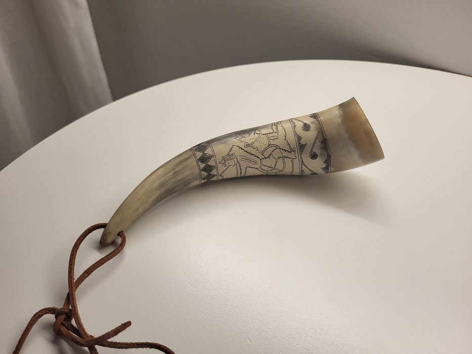 Róg do picia, rekonstrukcja