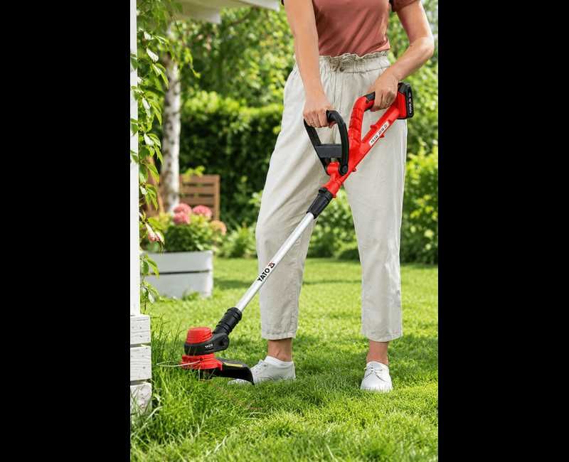 PODKASZARKA Akumulatorowa YATO 18V 2w1 żyłka + NOŻE 240 MM wersja Body