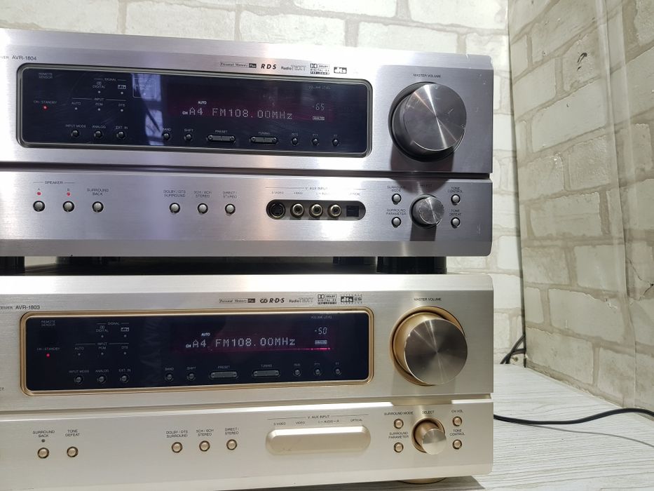 6.1/7.1 AV ресивер/підсилювач DENON AVR-1804,1803 *6х125 Вт, б/у