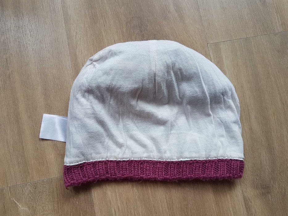 KappAhl zimowa czapka dziewczęca z bawełnianą podszewką r. 52/54
