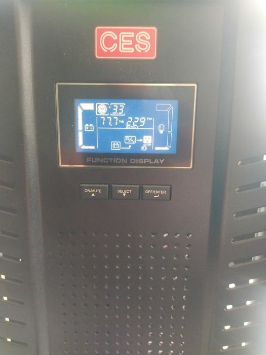 Profesjonalny UPS CES GX3000 / zasilacz awaryjny / Nowe akumulatory
