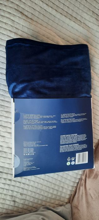 Zasłony aksamitne  na taśmie