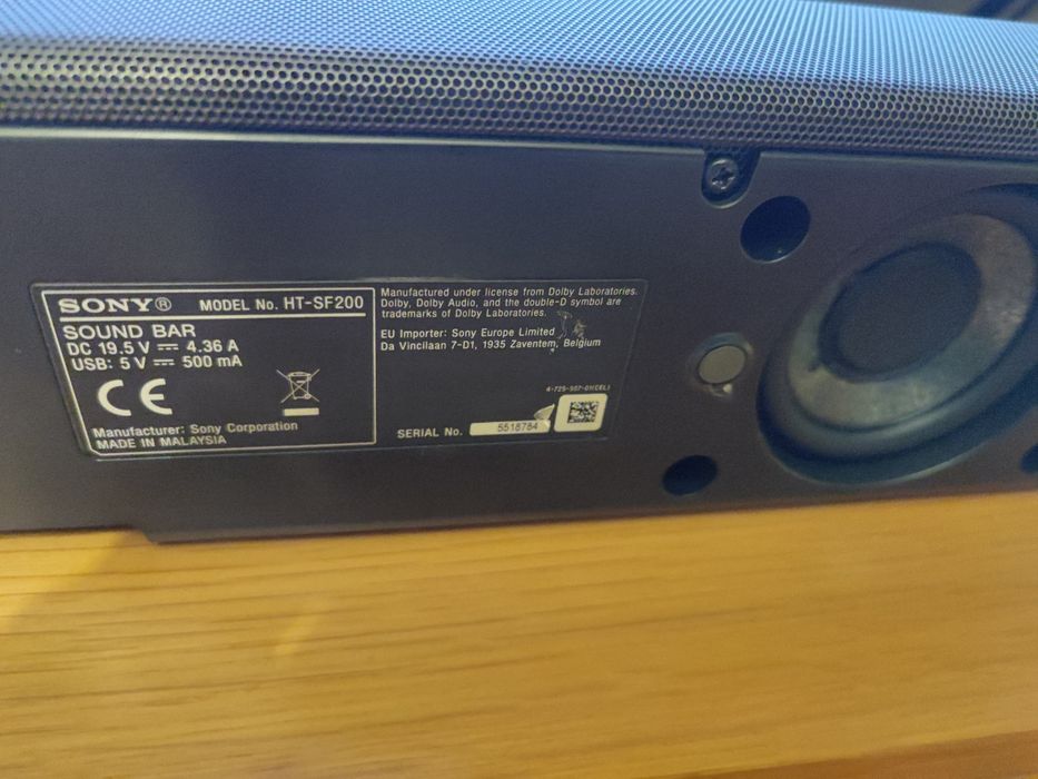 Sound bar Sony HT-SF200