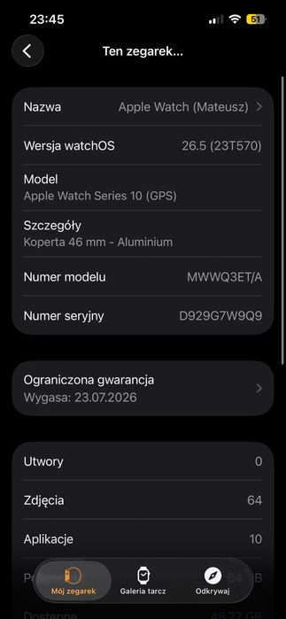 Apple Watch 10 GPS  46mm IGŁA