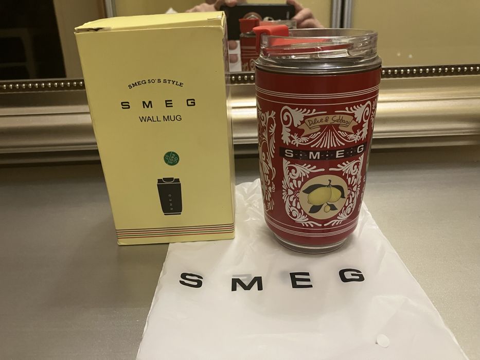Kubek termiczny Smeg stylizowany Dolce Gabbana