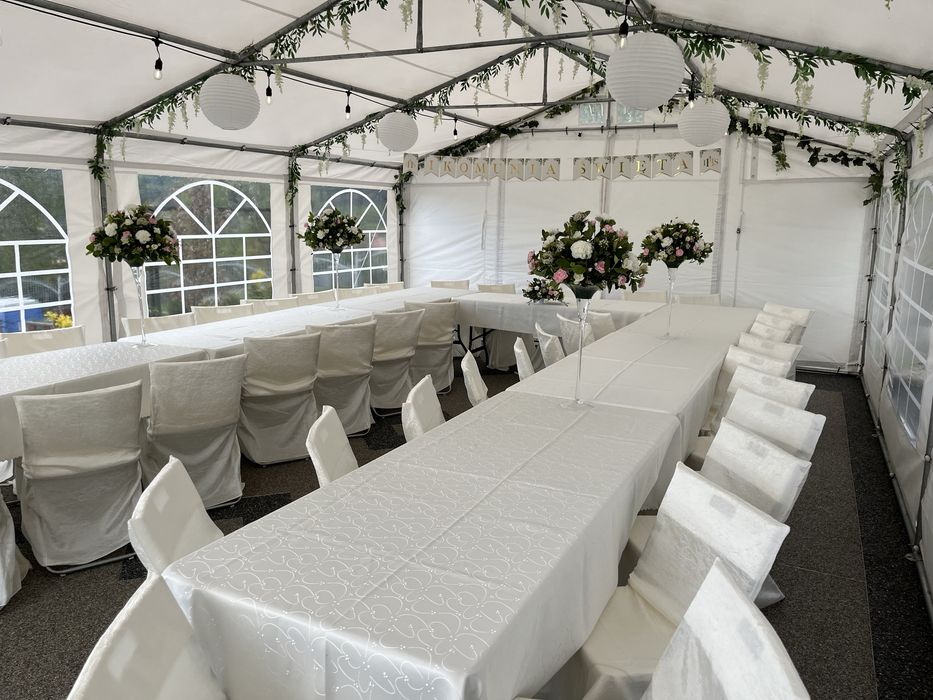 Namiot 5x8m plenerowy ogrodowy imprezowy WYNAJEM