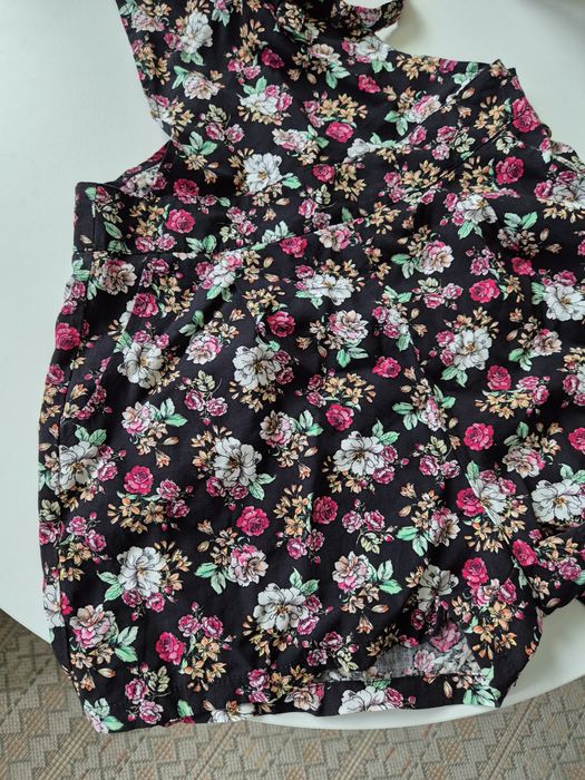 Cienki kombinezon ogrodniczki w kwiaty Tally Weijl 34 używane