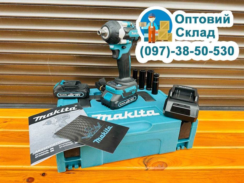 Гайкокрут Безщітковий Акумуляторний Makita DTW 500 BL Головка 1/2 36/6