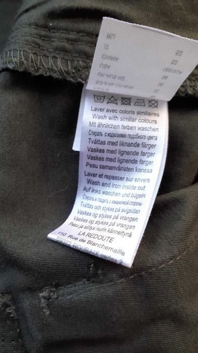 Calções cargo verdes 46