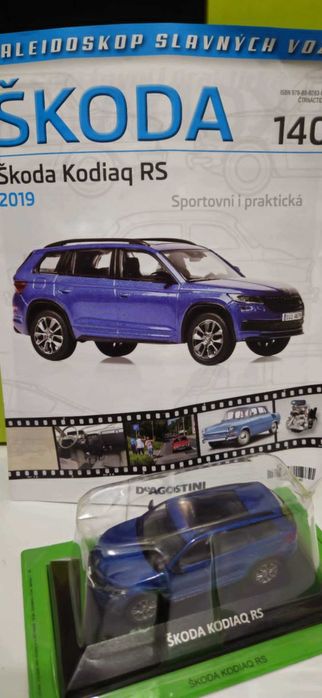 SKODA KODIAQ RS 4X4 2019 1:43 Deagostini model metalowy