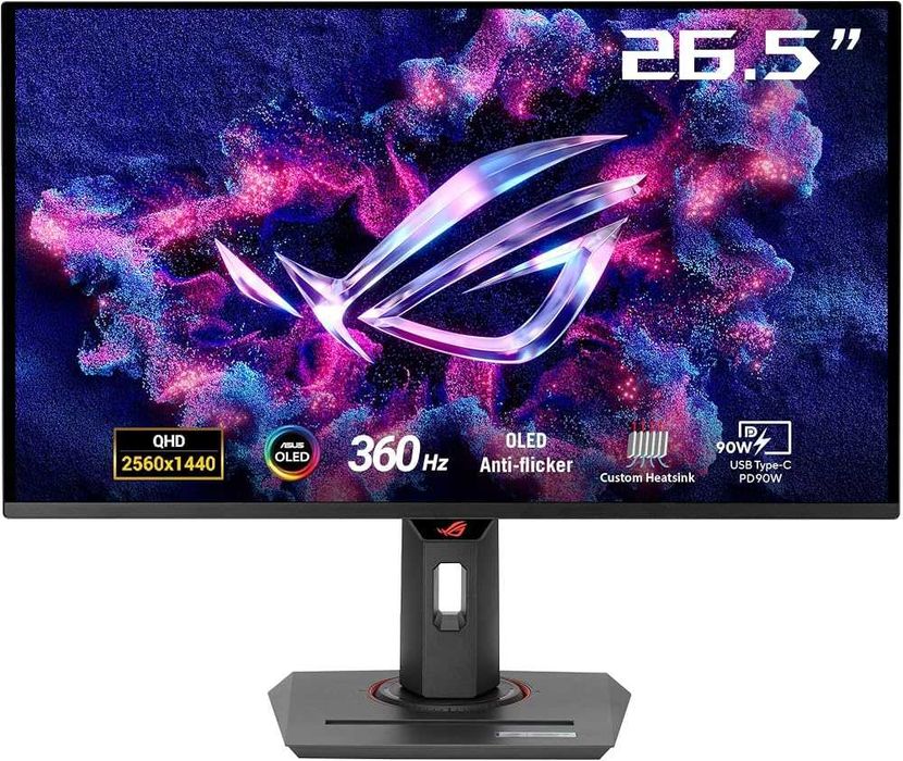 Monitor Asus ROG Strix OLED XG27ACDNG OLED 26.5" QHD 16:9 360Hz FreeSync Premium Pro / G-SYNC Compatible / VESA Adaptive Sync