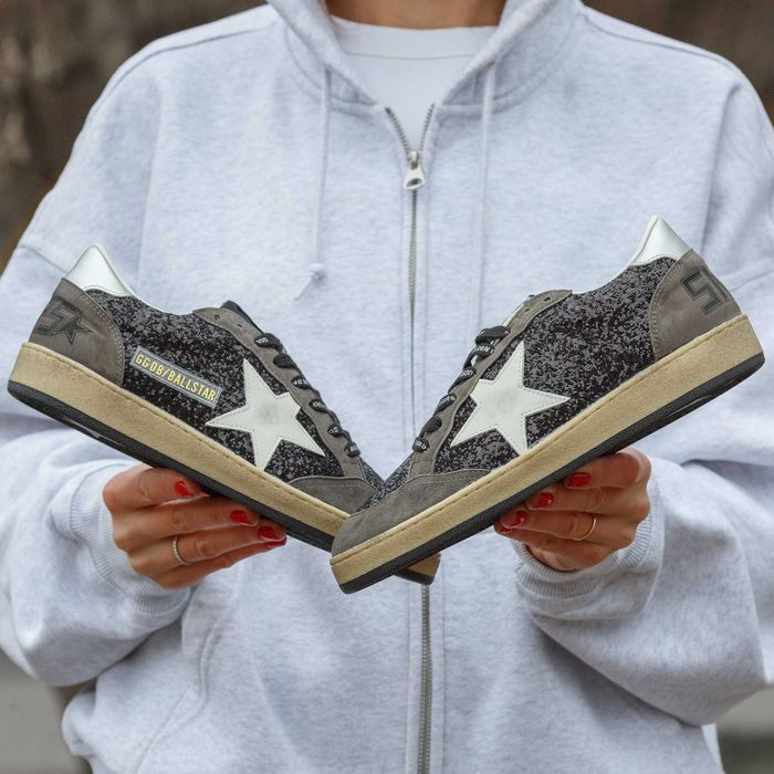 Кросівки Golden Goose Ball Star Black Silver Star premium