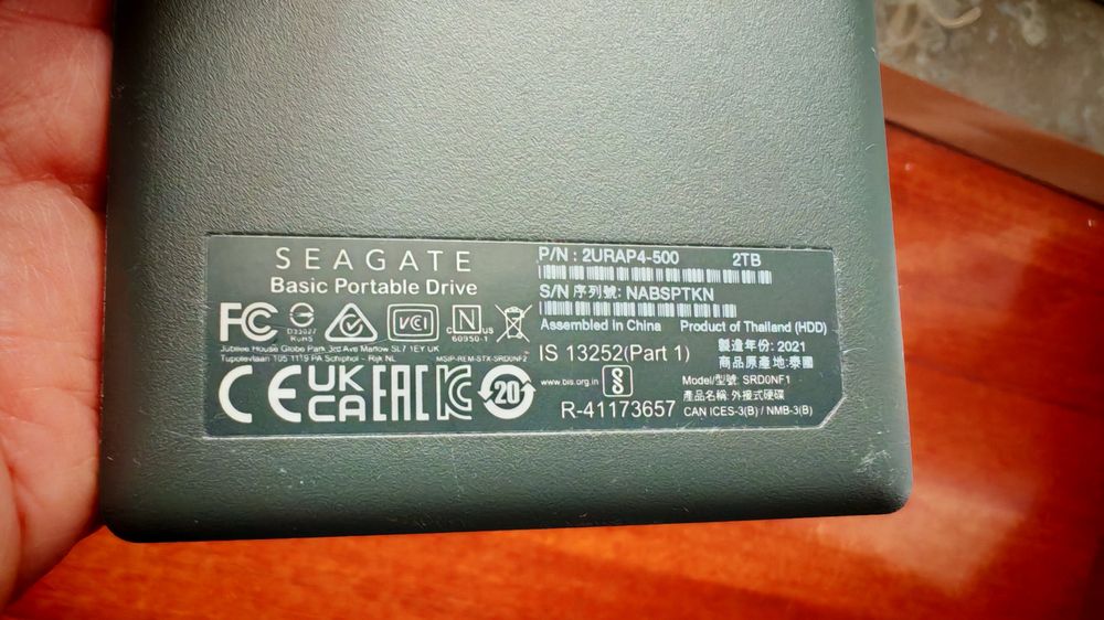 Disco Externo 2TB - Segate