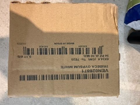 Equipe tribeca gypsum white 6X24,6CM 26871 - PŁYTKA ŚCIENNA