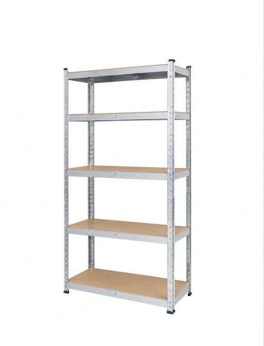 Стелаж металевий PRIMA HOME 5 полиць (150 × 70 × 30 см) для дому гаража складу магазину, Оцинкований