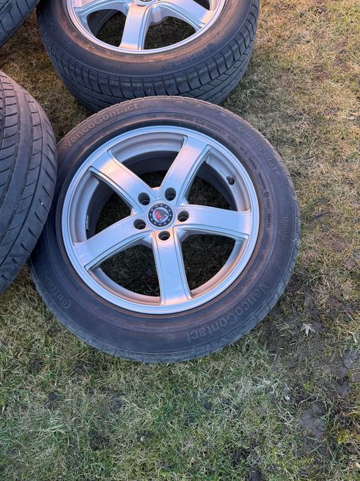 Felgi 17 z oponami letnimi Continental 5x112
