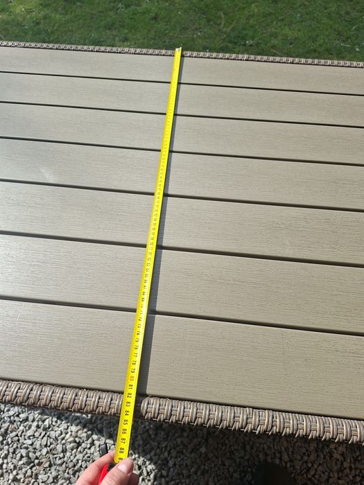 Stół ogrodowy, na taras, technorattan