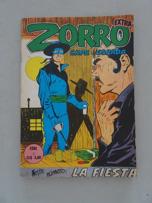 Livro EBAL - Zorro extra capa e espada nº 9
