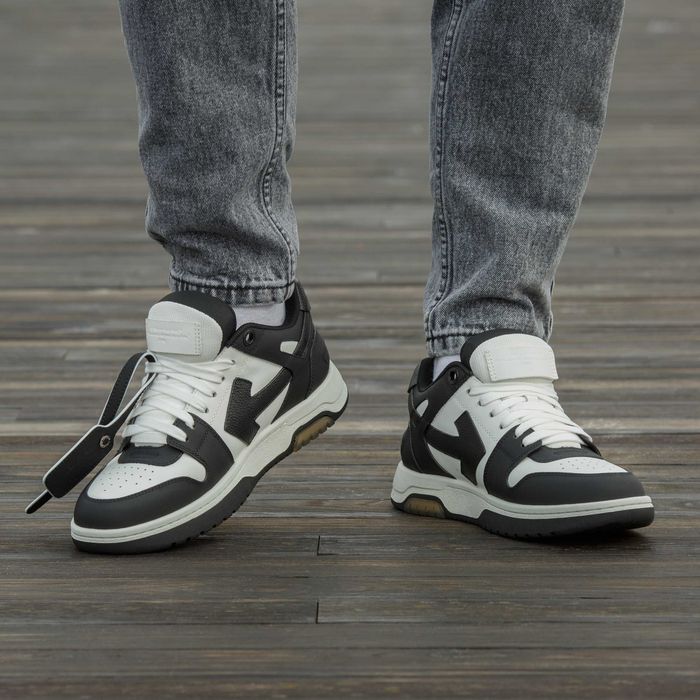 Кросівки Off White Out Of Office Black - White (Luxe)