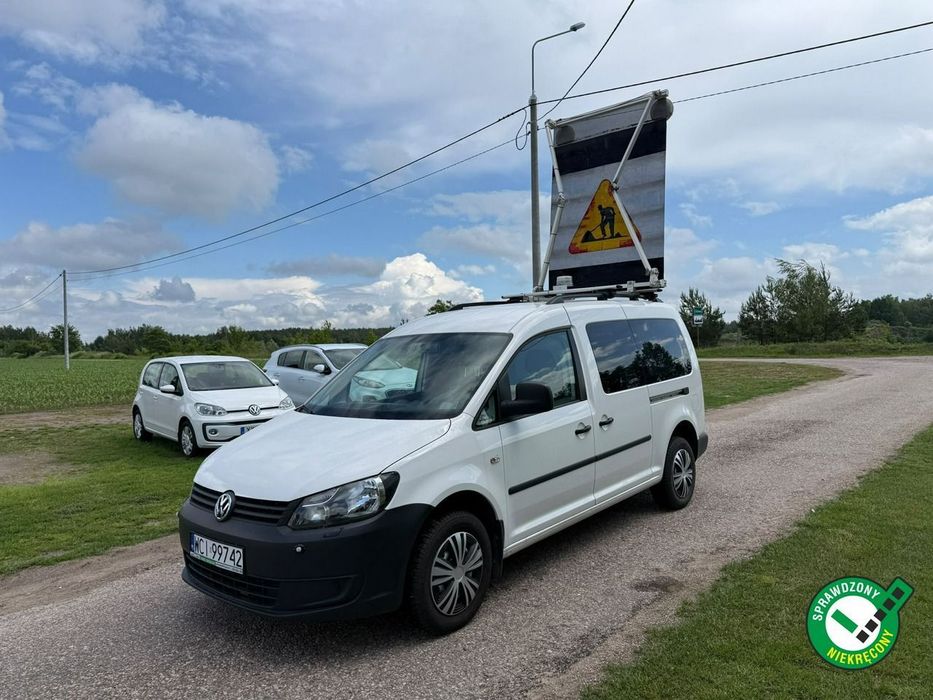 Volkswagen Caddy  MAXI 2.0 109KM MPI /2012 r / 46 ty km przebiegu Nowy GAZ/LPG