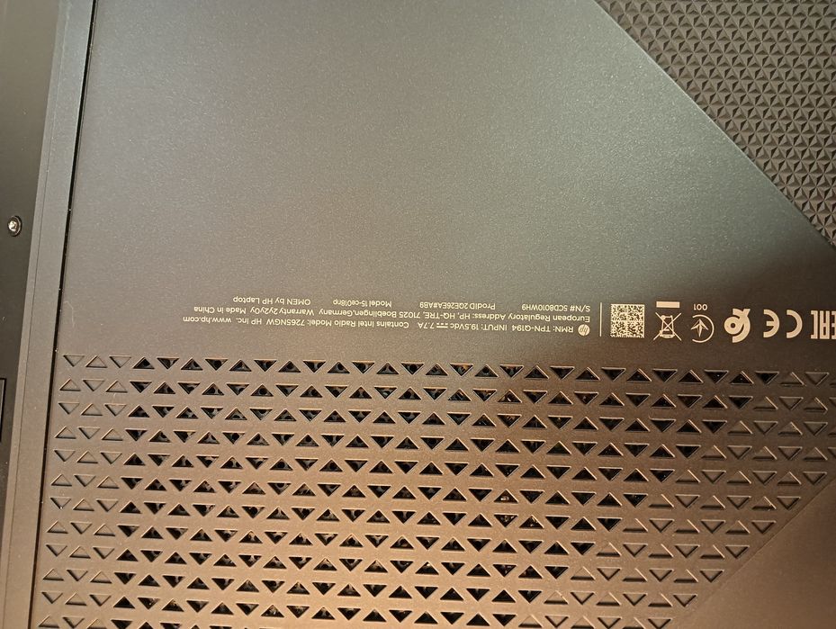 Portátil Omen Preto