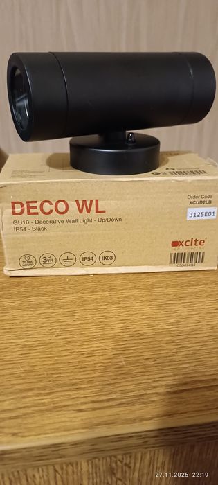 Продам декоративный  настенный светильник  Deco WL GU 10