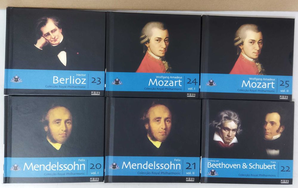 Coleção Royal Philharmonic Completa. 25 CDs+25 Livros capa dura