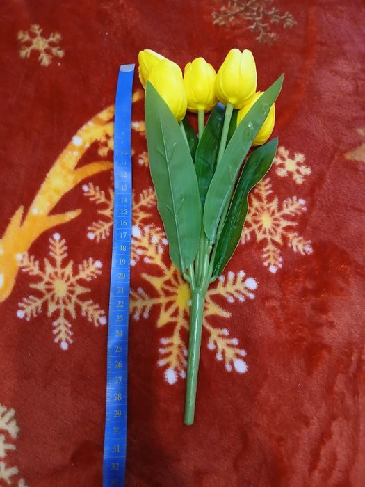 Sztuczne kwiaty silikonowe tulipany