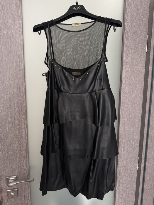 Кожаный сарафан LIU JO