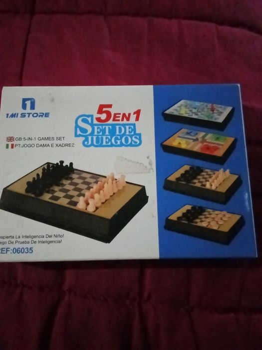 Jogos para adultos e crianças 5 em 1