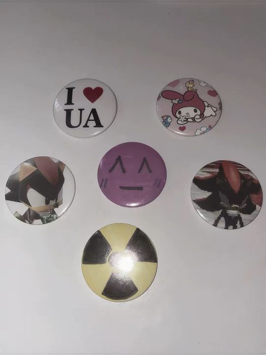 Значки з вашим фото. 6/6 см