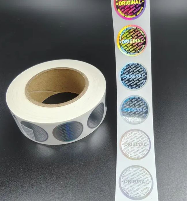 Голографічні наліпки-пломби 100 шт