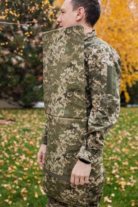 Сідушка польова тактична ПОДВІЙНА, Каремат, ММ14, multicam, ЗСУ, ВСУ