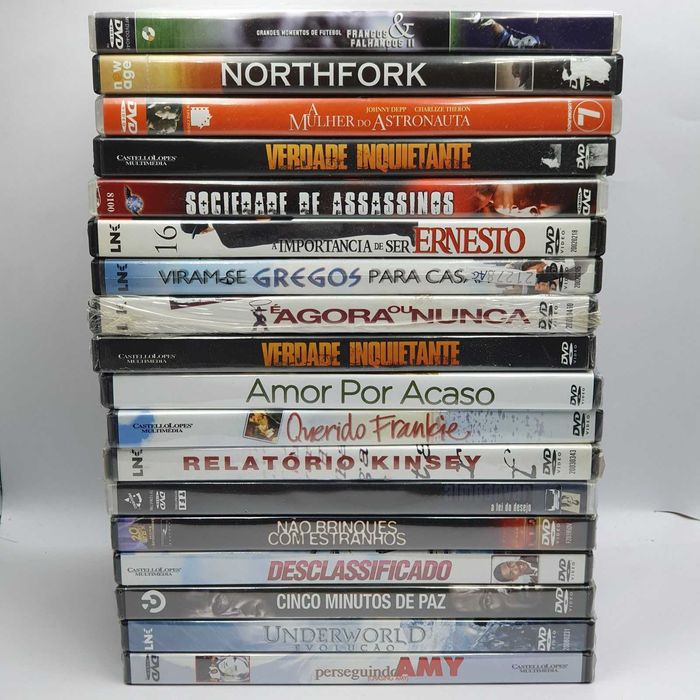 Lote 15/2 - Pack de 18 Filmes em DVD - Ref.VI