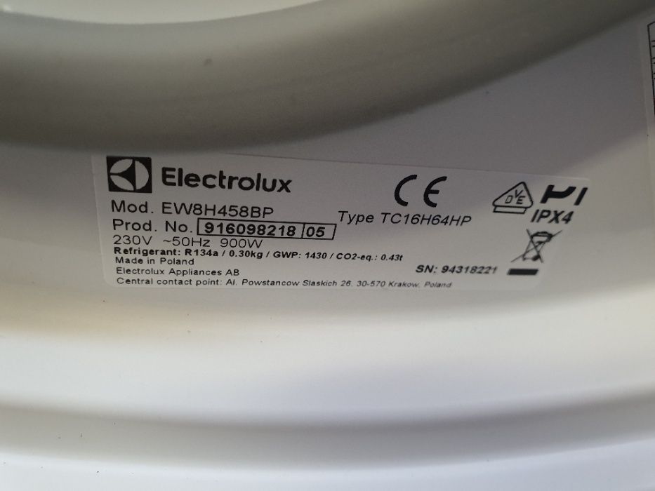 Suszarka Electrolux EW8H458BP Warszawa Ochota • OLX.pl