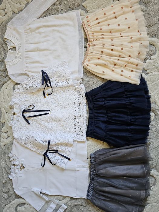 Блузка спідниця шкільний комплект