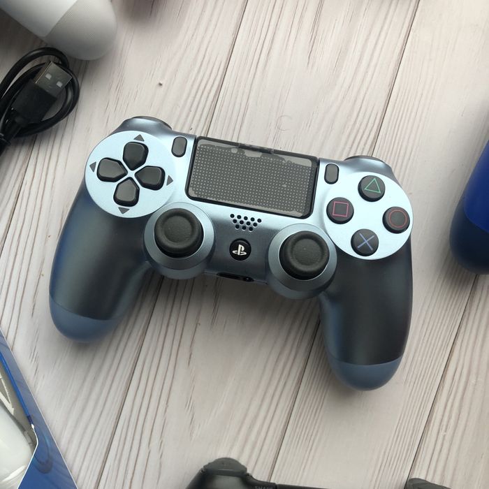 Серебристый беспроводной джойстик для ps 4, гейпмад, dualshock