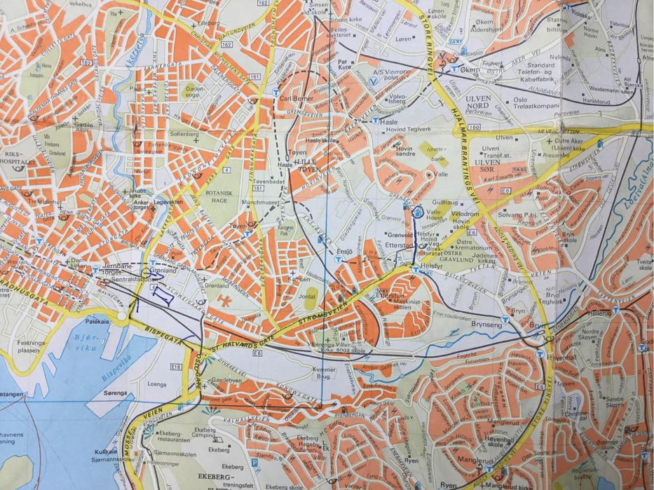 Stara mapa Oslo