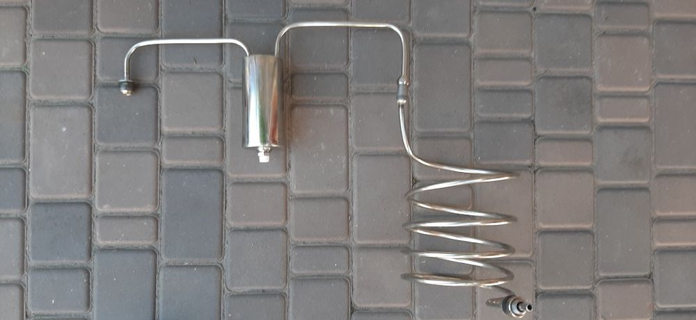 Дистиллятор под НЕпроточную воду, аппарат с пищевой нержавейки aisi304