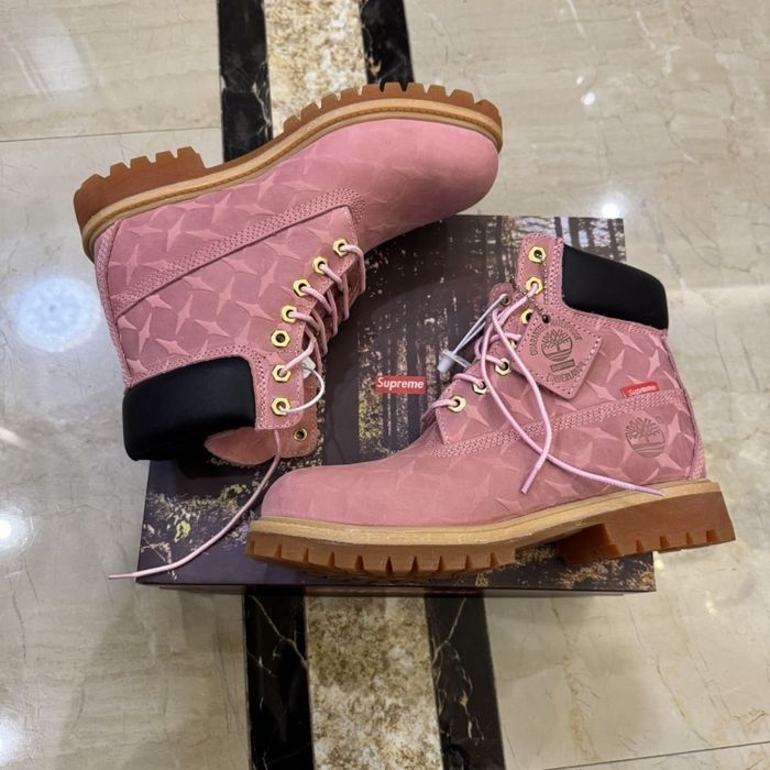 Ботинки Supreme x Timberland 6" Diamond Plate Boots / ботинки supreme timberland