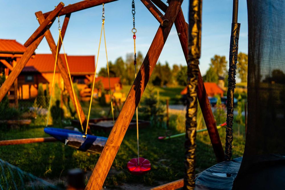 Domek z jacuzzi, domek nad jeziorem , domek na Mazurach 4-6 os., nocleg Mrągowo, sauna, jezioro 1,2km