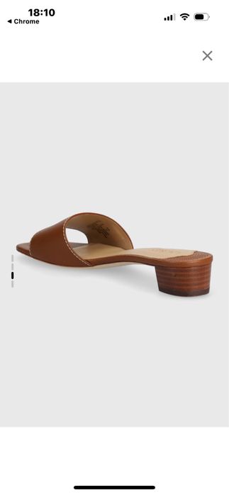 Klapki skóra licowa  Ralph Lauren oryginalne 38