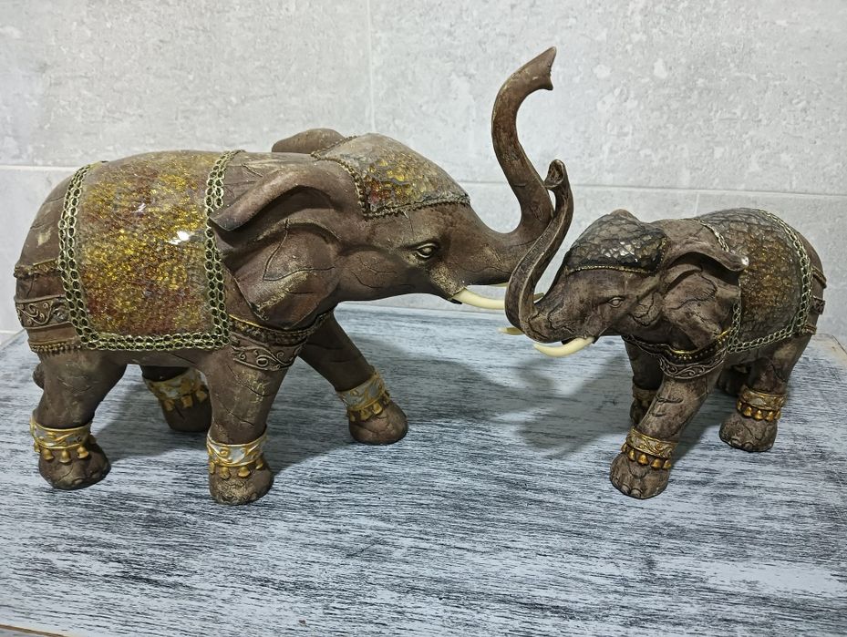 Bonitos elefantes arte Tailândia